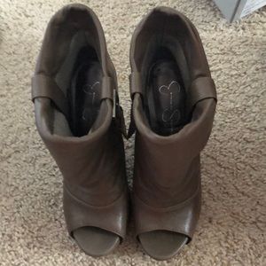 Jessica Simpson Brown Heeled Boots